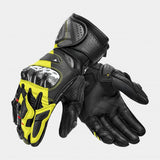 SHIMA RS-3 MAN DEPORTIVOS DE MOTOCICLETA GUANTES NEGRO FLUOR (maximo moto)