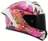 LS2 FF820 RAPID III INTEGRAL CASCO DE MOTO BLANCO ROSA