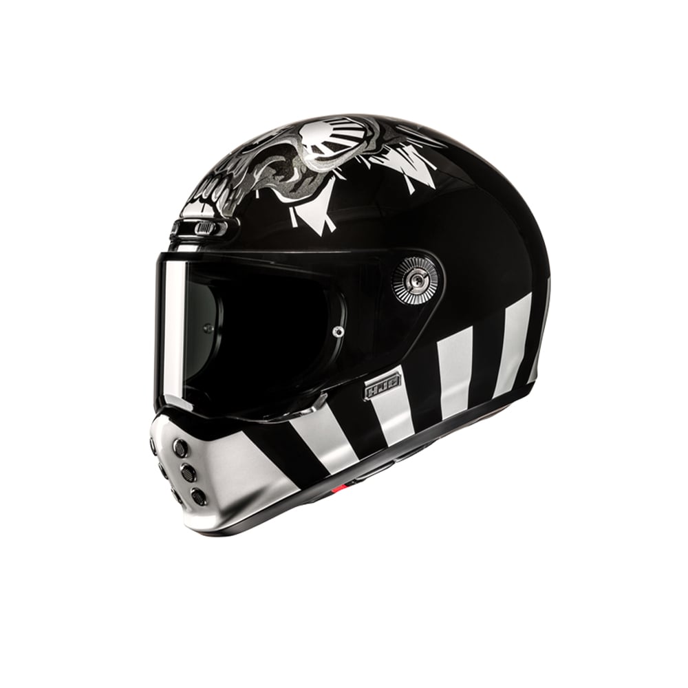 HJC V10 clásico SKULL MC5 para motocicleta integral Casco 