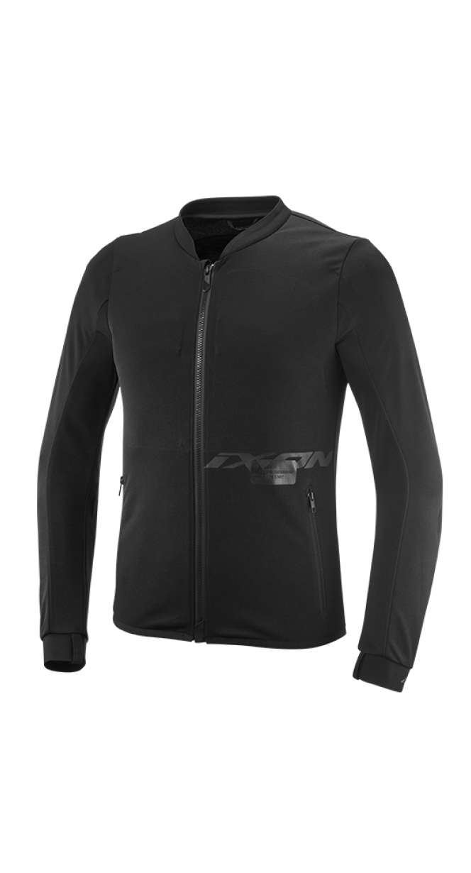 IXON ARMA Hombre De Moto Chaqueta Textile Negro