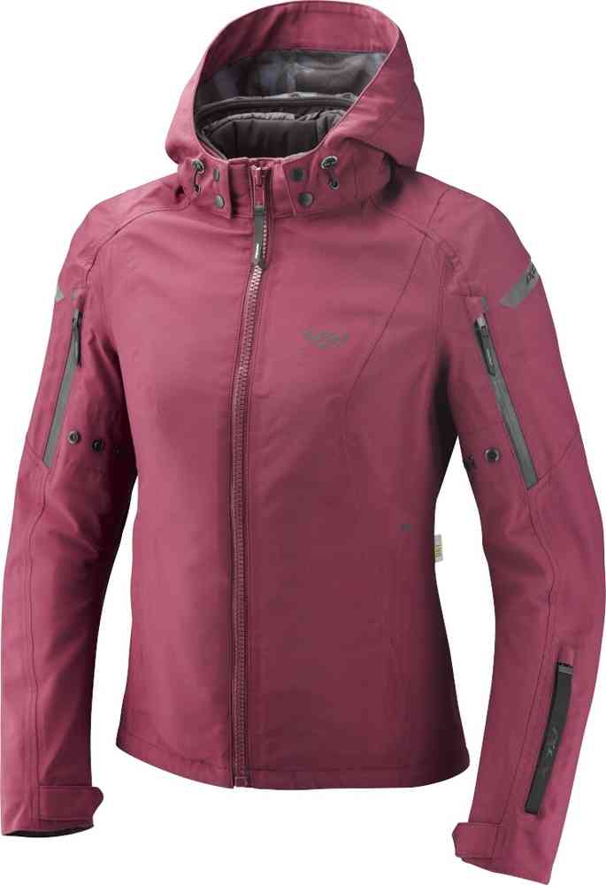 IXON BURNING Mujer Textil Motocicleta Chaqueta Borgoña