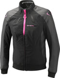 IXON SIWA LADY Moto Textil Chaqueta Negro Antracita Rosa Brillo