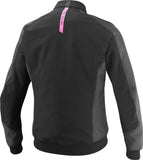 IXON SIWA LADY Moto Textil Chaqueta Negro Antracita Rosa Brillo