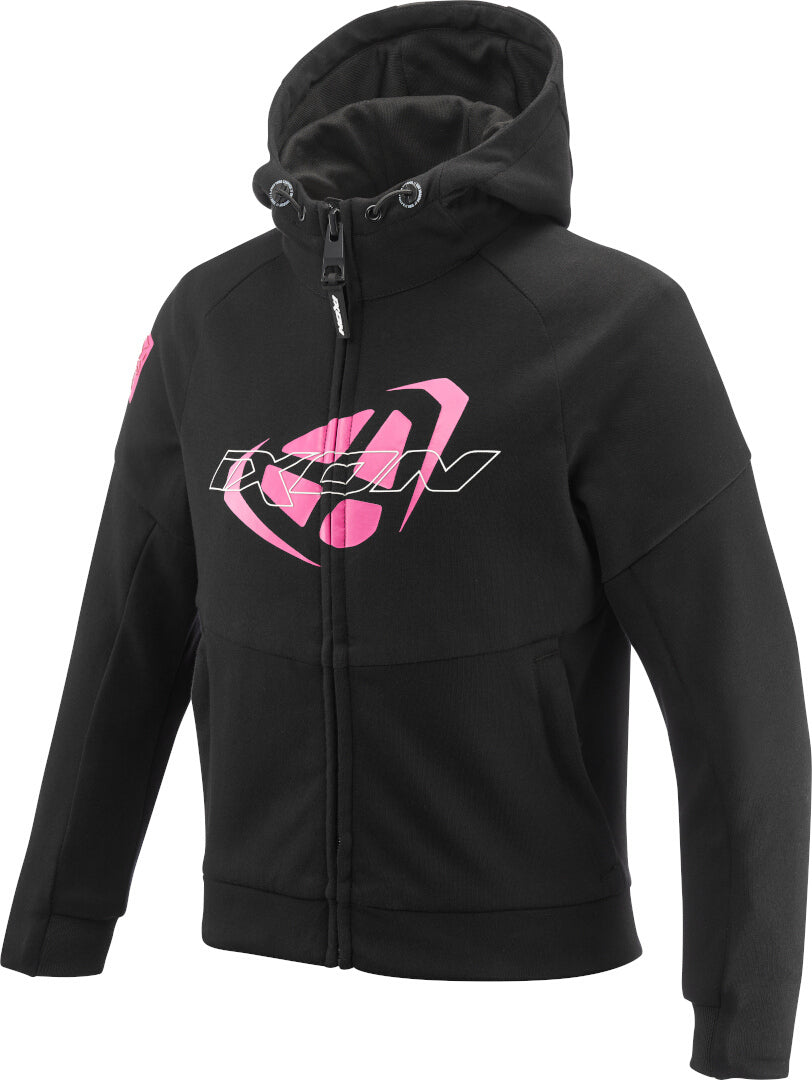 IXON TOUCHDOWN KIDS L Moto Urbana Chaqueta Negro Rosa Brillante
