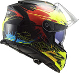 LS2 FF800 STORM DROP BLACK YELLOW RED - SECURTEX MOTOR S.L (t/a MaximoMoto)