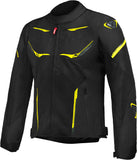 IXON STRIKER AIR Moto Textil Hombre Chaqueta Negro Antracita Amarillo