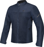 IXON FRESH SLIM Hombre Moto Textil Chaqueta Azul Marino