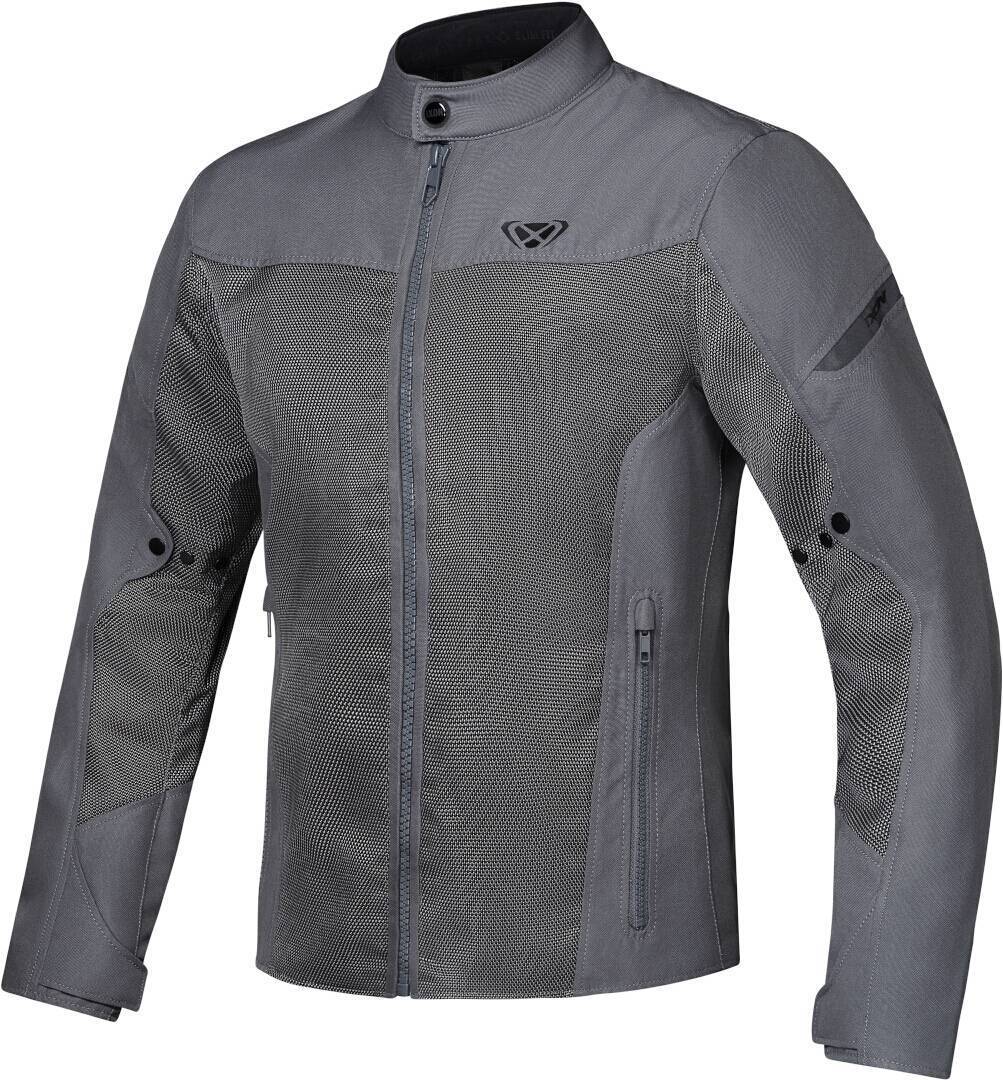 IXON FRESH SLIM Hombre Moto Textil Chaqueta Gris