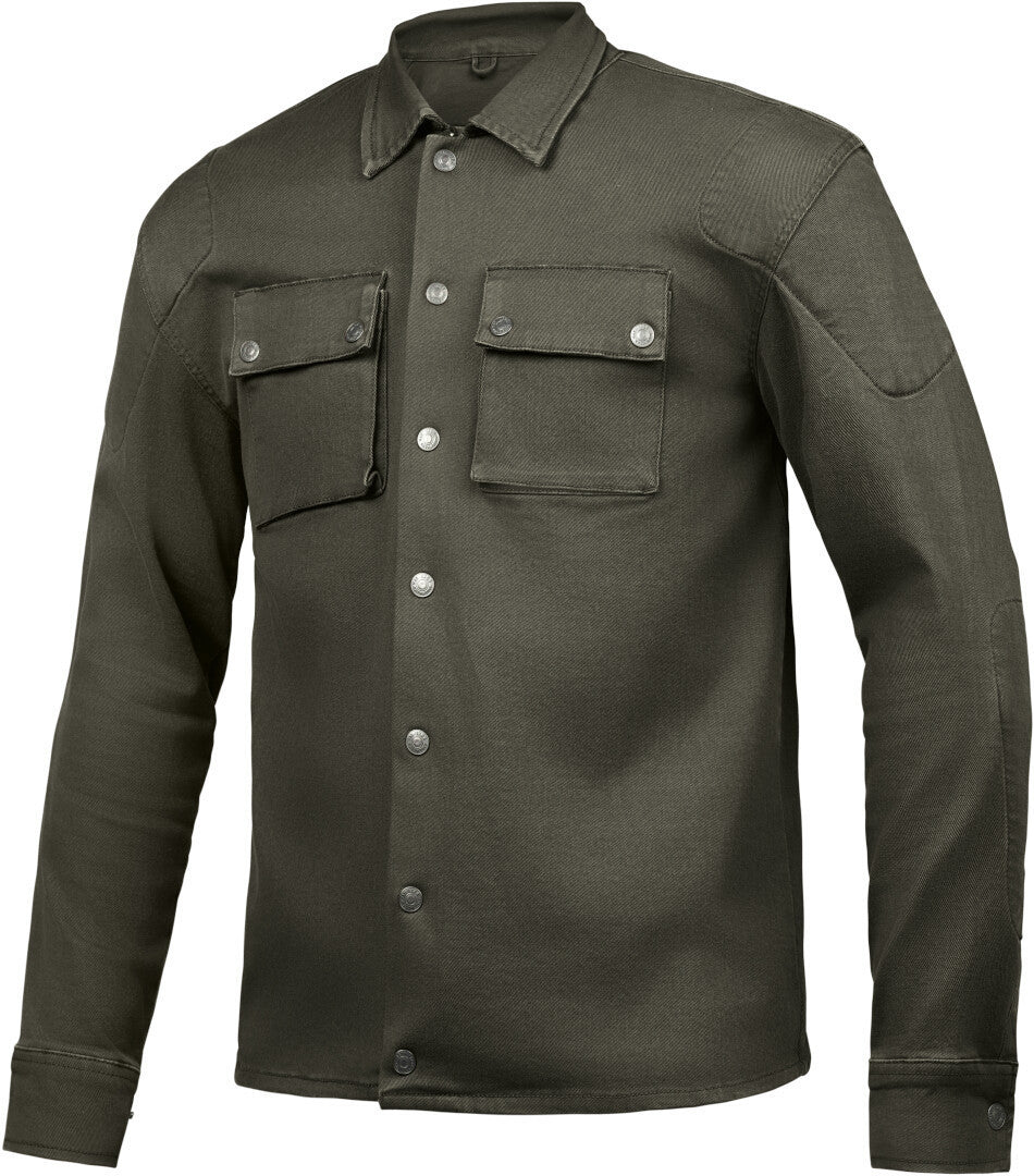 IXON SETTLER Hombres Textil Moto Camisa Caqui