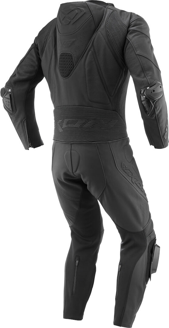 IXON VORTEX 3 HOMBRE 1 PIEZA MOTO CARRERAS TRAJE DE CUERO NEGRO