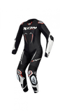 IXON VORTEX 3 DAMAS 1 PIEZA MOTO CARRERAS TRAJE DE CUERO NEGRO BLANCO
