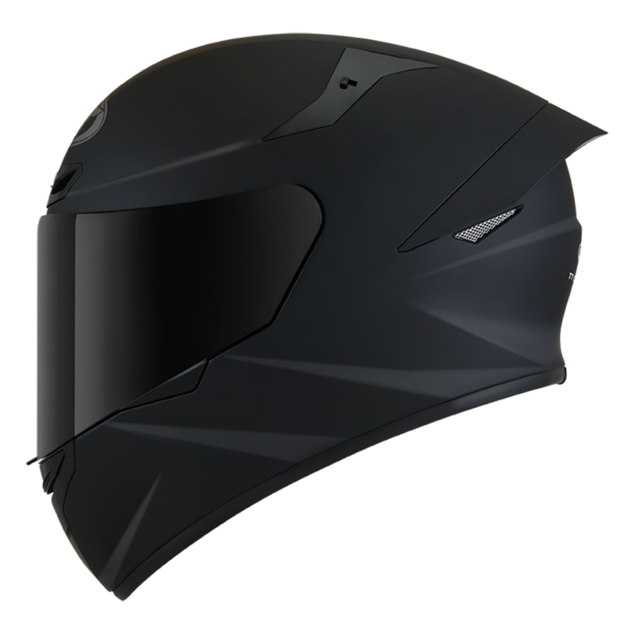 KYT- CASCOS TT-COURSE PLAIN MATT BLACK