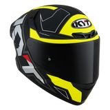 KYT- CASCOS TT-COURSE ELECTRON MATT BLACK/YELLOW