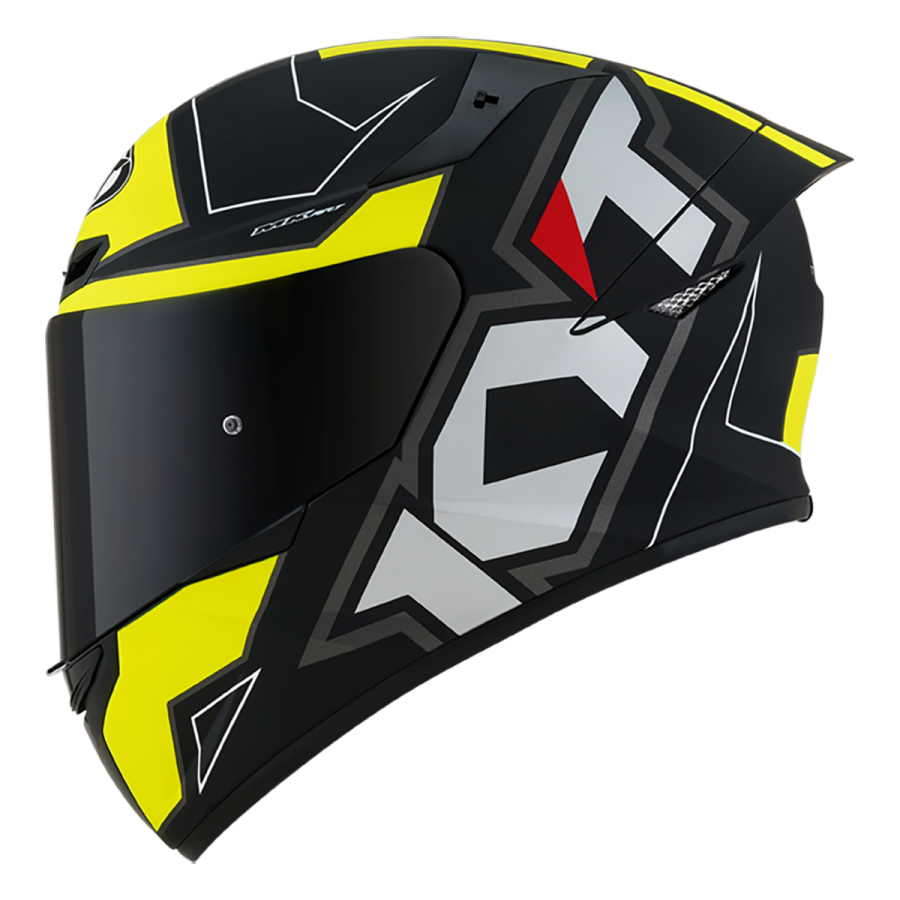 KYT- CASCOS TT-COURSE ELECTRON MATT BLACK/YELLOW
