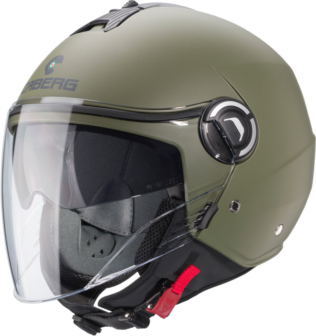 CABERG-Casco Riviera V4 MATT/MILITARY/GREEN - SECURTEX MOTOR S.L (t/a MaximoMoto)