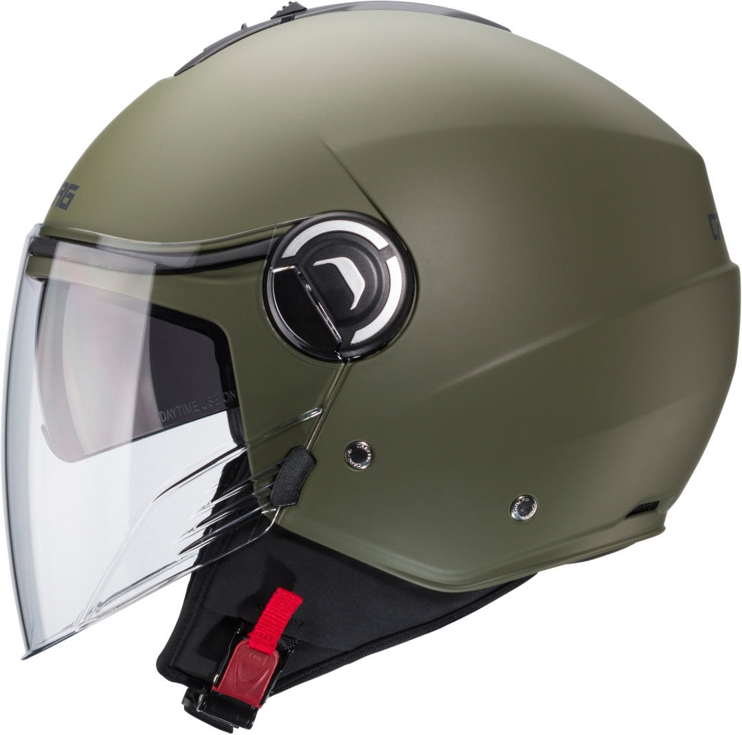 CABERG-Casco Riviera V4 MATT/MILITARY/GREEN - SECURTEX MOTOR S.L (t/a MaximoMoto)