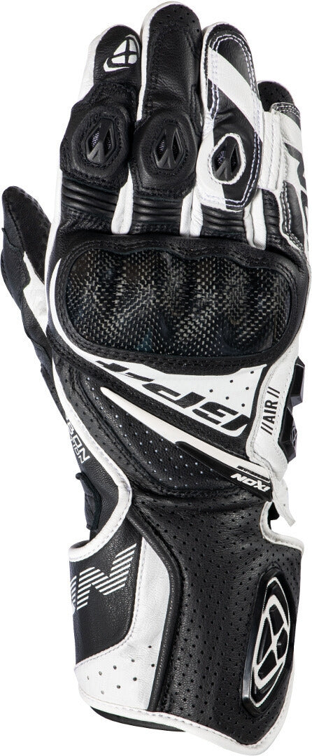 IXON- GUANTES GP4 AIRBLACK/WHITE - SECURTEX MOTOR S.L (t/a MaximoMoto)