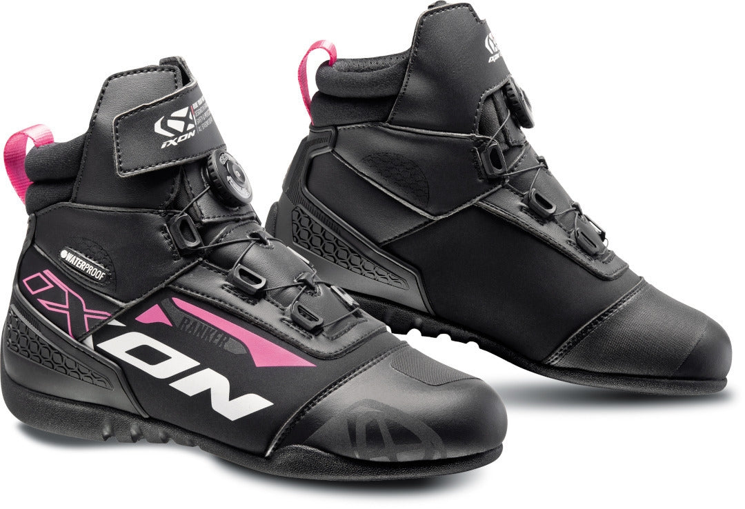 IXON- BOTAS RANKER WP LADYBLACK/WHITE/FUSHIA - SECURTEX MOTOR S.L (t/a MaximoMoto)