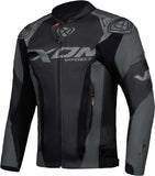 IXON VORTEX 3 Hombre Chaqueta De Cuero Motociclista De Carreras