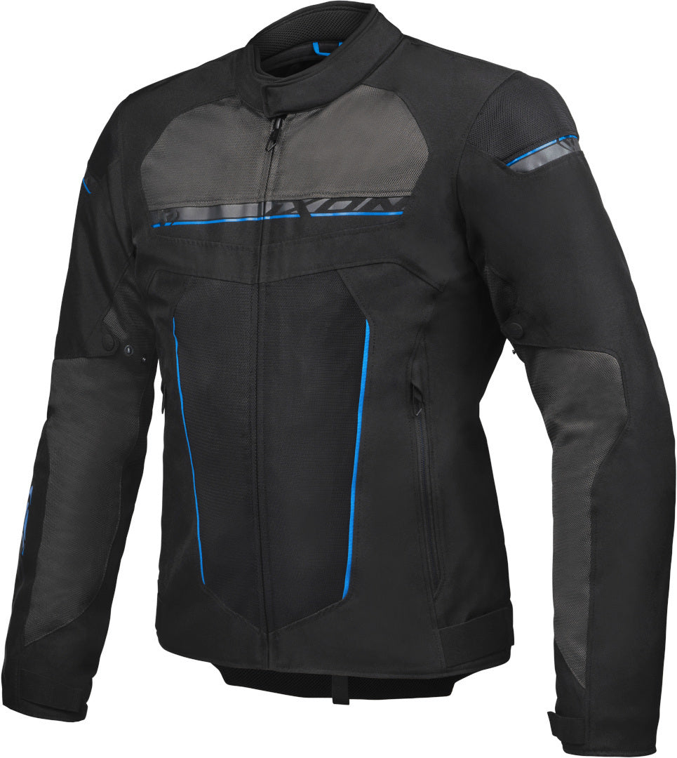 IXON T-REX Toda la Temporada Chaqueta Textil Moto Negro/Gris/Azul