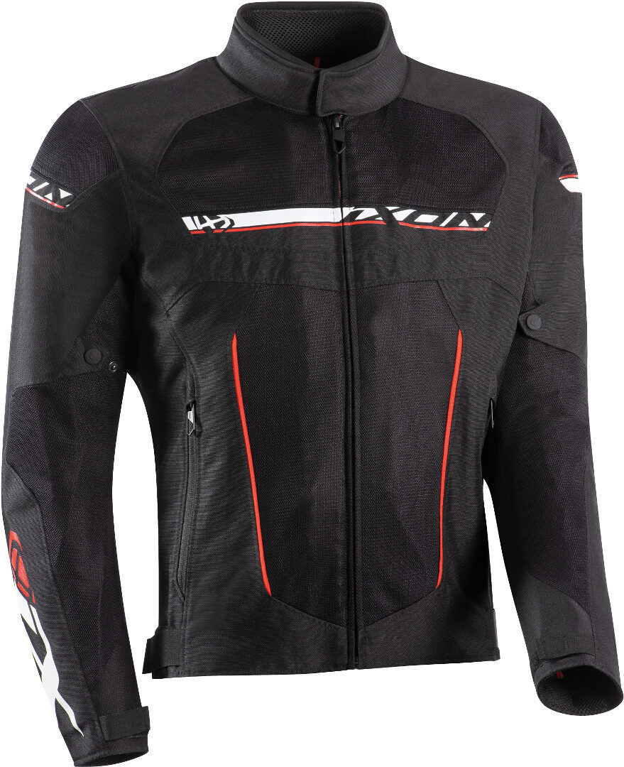 IXON T-REX Toda la Temporada Chaqueta Textil Moto Negro/Blanco/Rojo