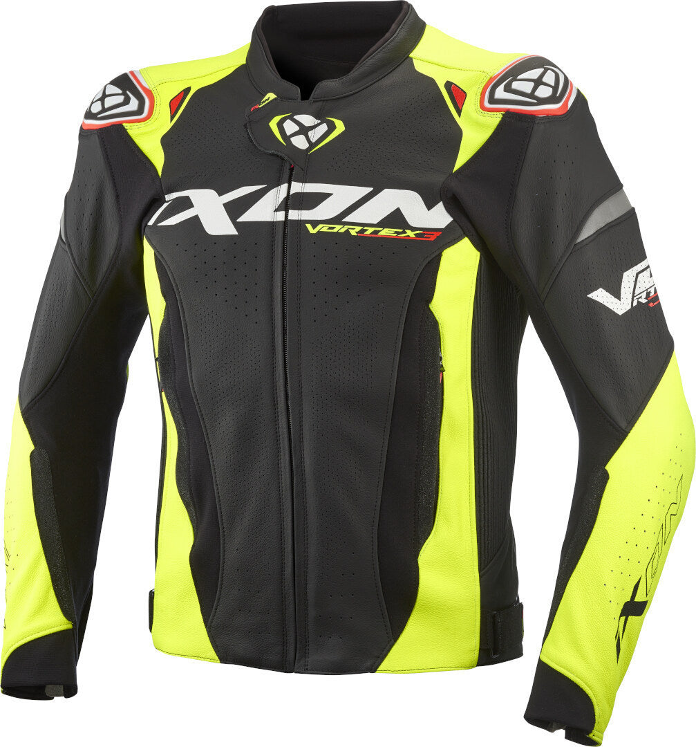 IXON VORTEX 3 Hombre Chaqueta De Cuero Motociclista De Carreras