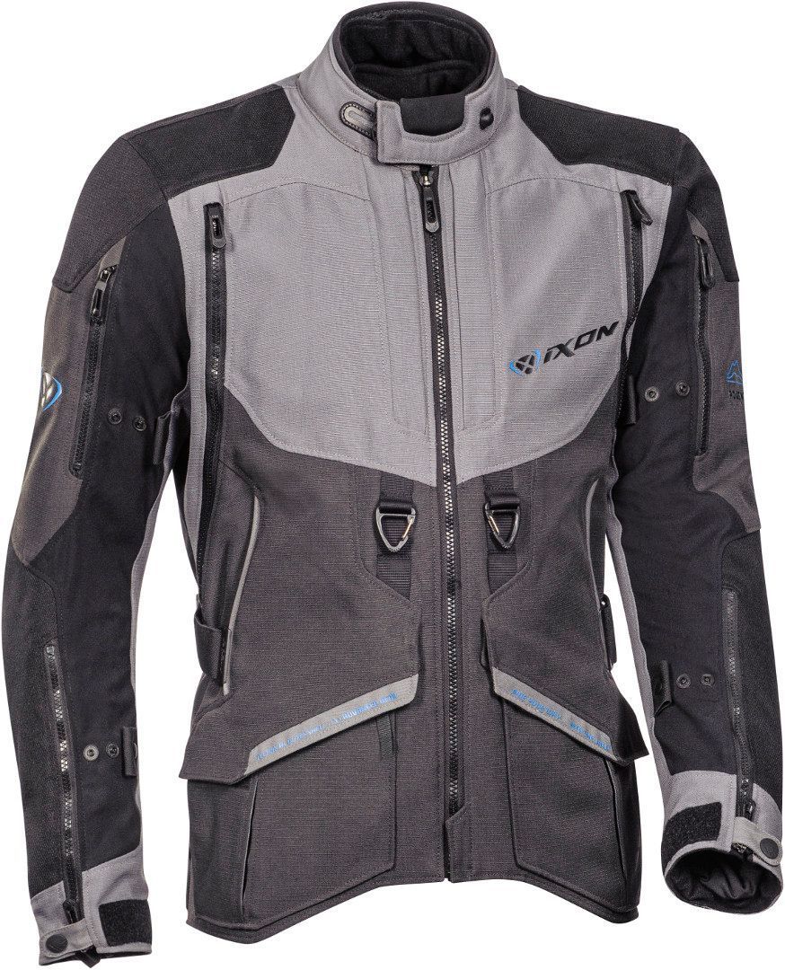 IXON RAGNAR Aventura Chaqueta Textil Moto Antracita/Gris/Azul