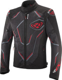 IXON DEMONIAK Verano Moto De Chaqueta Textil Negro Rojo