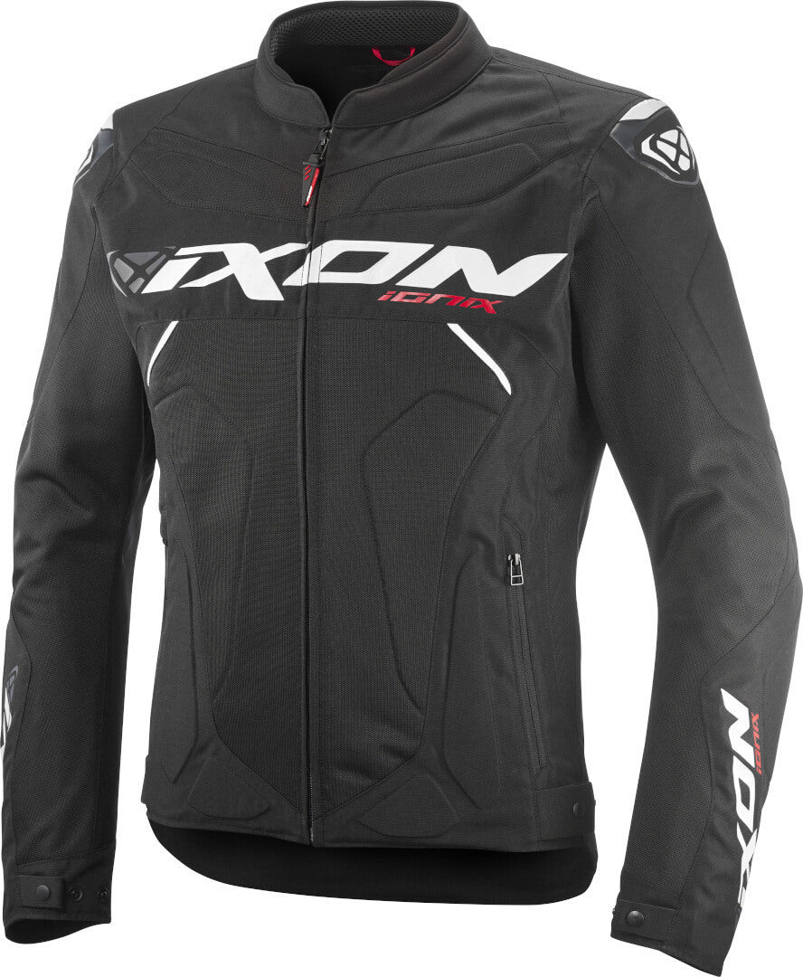 IXON IONIX Verano Chaqueta Textil De Moto Negro Blanco