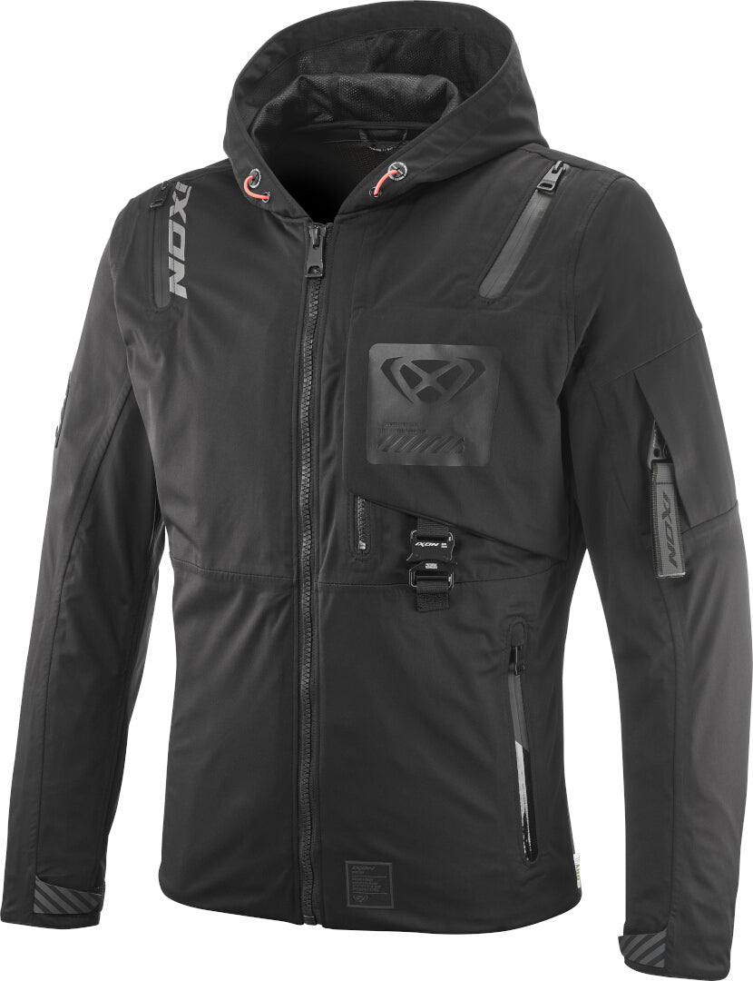 IXON M-QUARTER Chaqueta De Moto Textil Impermeable Negra