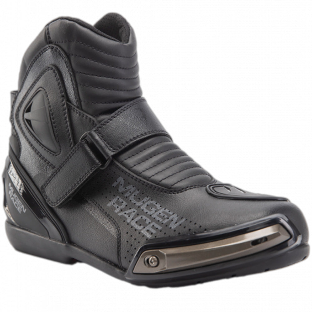 MUGENRACE BOT-MNR-2391 Hurry Moto Botas Cortas Negro