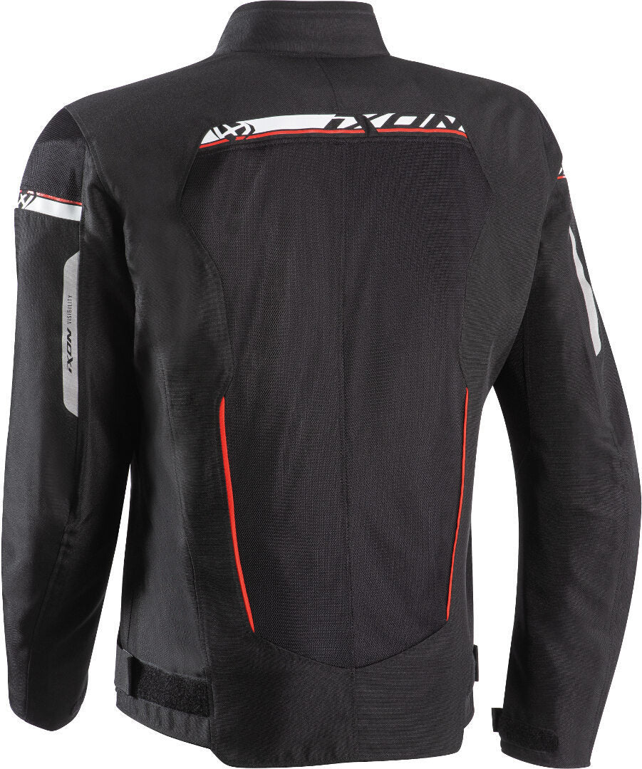 IXON T-REX Toda la Temporada Chaqueta Textil Moto Negro/Blanco/Rojo