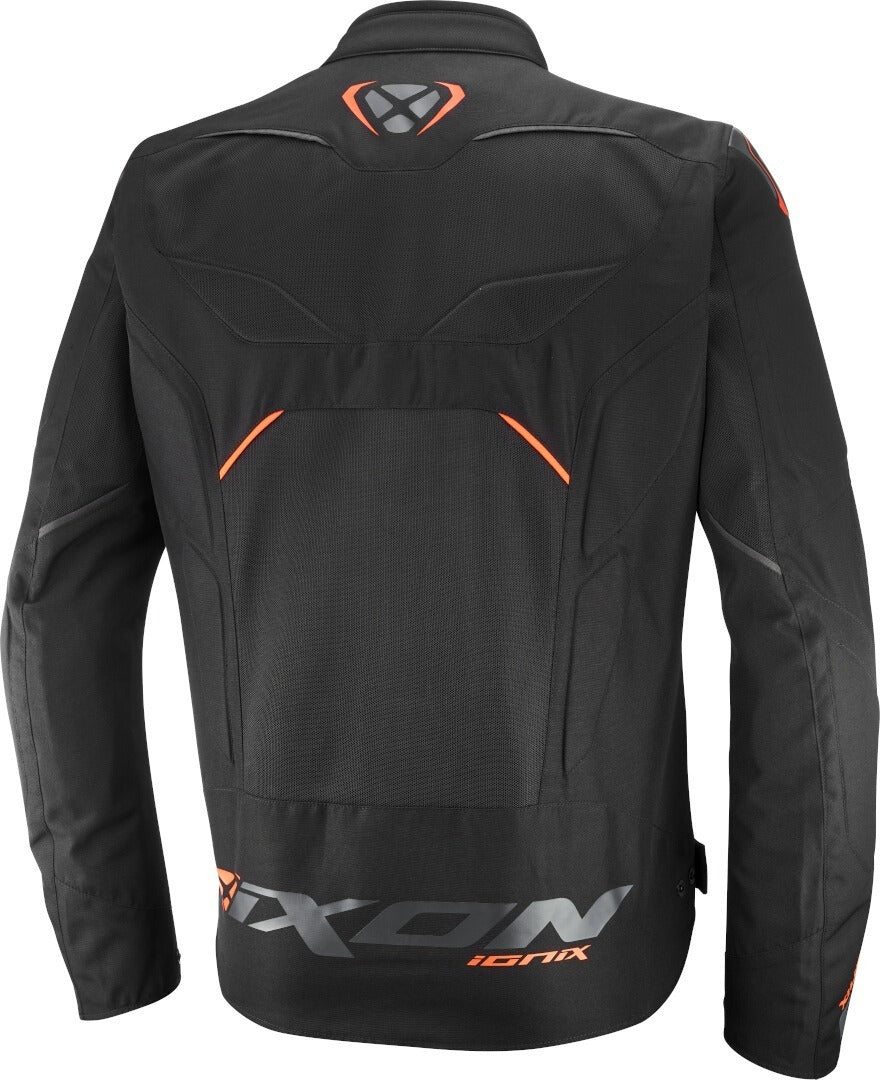 IXON IONIX Verano Chaqueta Textil De Moto Negro/Antracita/Naranja