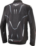 IXON DEMONIAK Verano Moto De Chaqueta Textil Negro Blanco