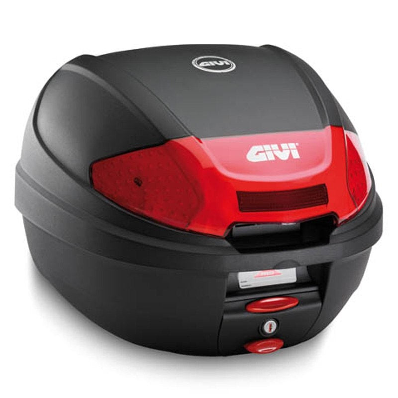GIVI-MALETA ML 30 LTS.E300/MICRO 2.NEGRO BASE/N C/CAT.ROJO - SECURTEX MOTOR S.L (t/a MaximoMoto)