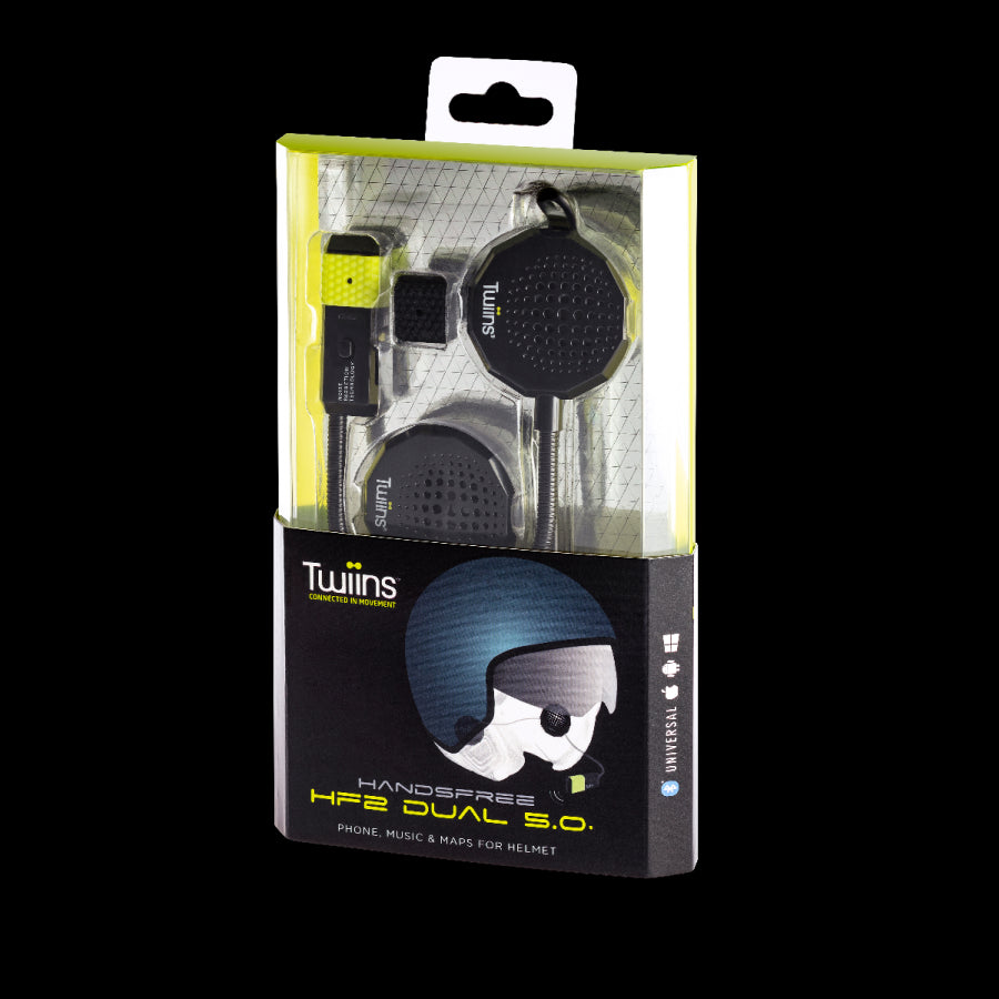 TWINS-INTERCOM. HF2 DUAL 5.0 - SECURTEX MOTOR S.L (t/a MaximoMoto)