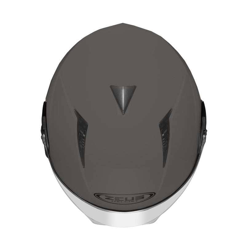 ZEUS-CASCO JET  ZS-205  MATT BLACK SILVER - SECURTEX MOTOR S.L (t/a MaximoMoto)