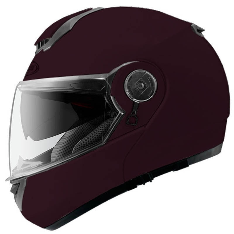 ZEUS-CASCO MODULAR ZS-3050 SILVER DARK PURPLE - SECURTEX MOTOR S.L (t/a MaximoMoto)