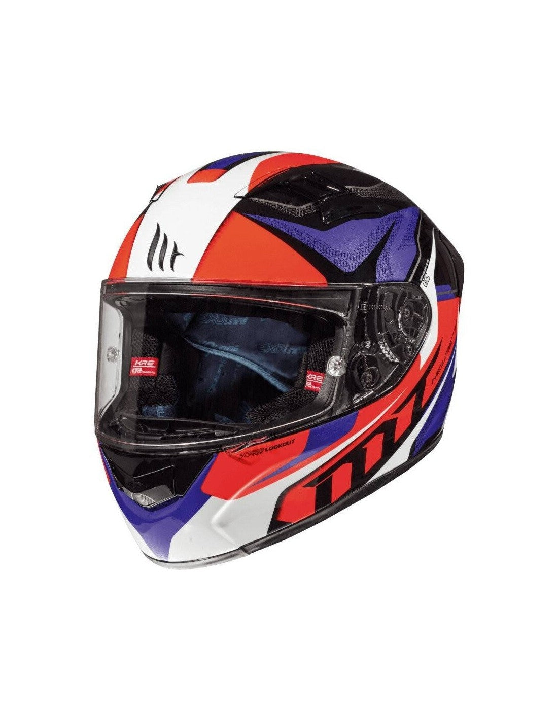 MT- Casco FF103 Kre LookOut G2 Rojo Flour Brillo - SECURTEX MOTOR S.L (t/a MaximoMoto)