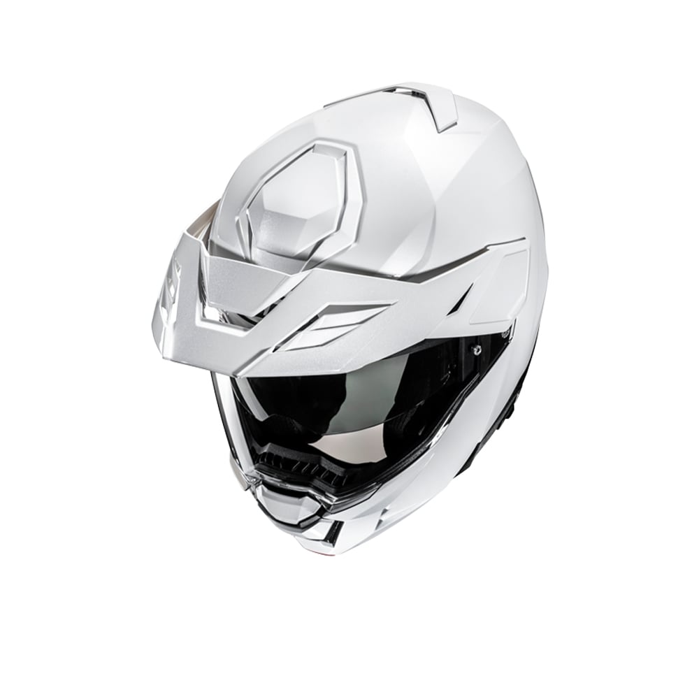 HJC I80 Casco de motocicleta con frente abatible, color blanco perlado