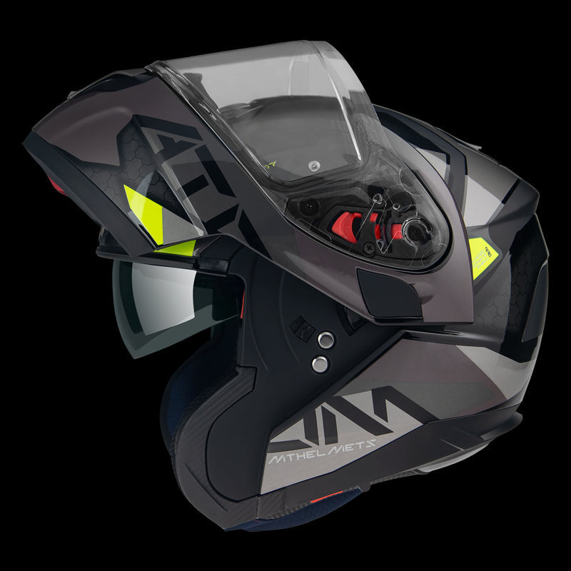 LS2 FF353 RAPID RAVEN M.BLACK WHITE RED - SECURTEX MOTOR S.L (t/a MaximoMoto)