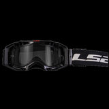 LS2- AURA GOGGLE BLACK WITH CLEAR VISOR - SECURTEX MOTOR S.L (t/a MaximoMoto)