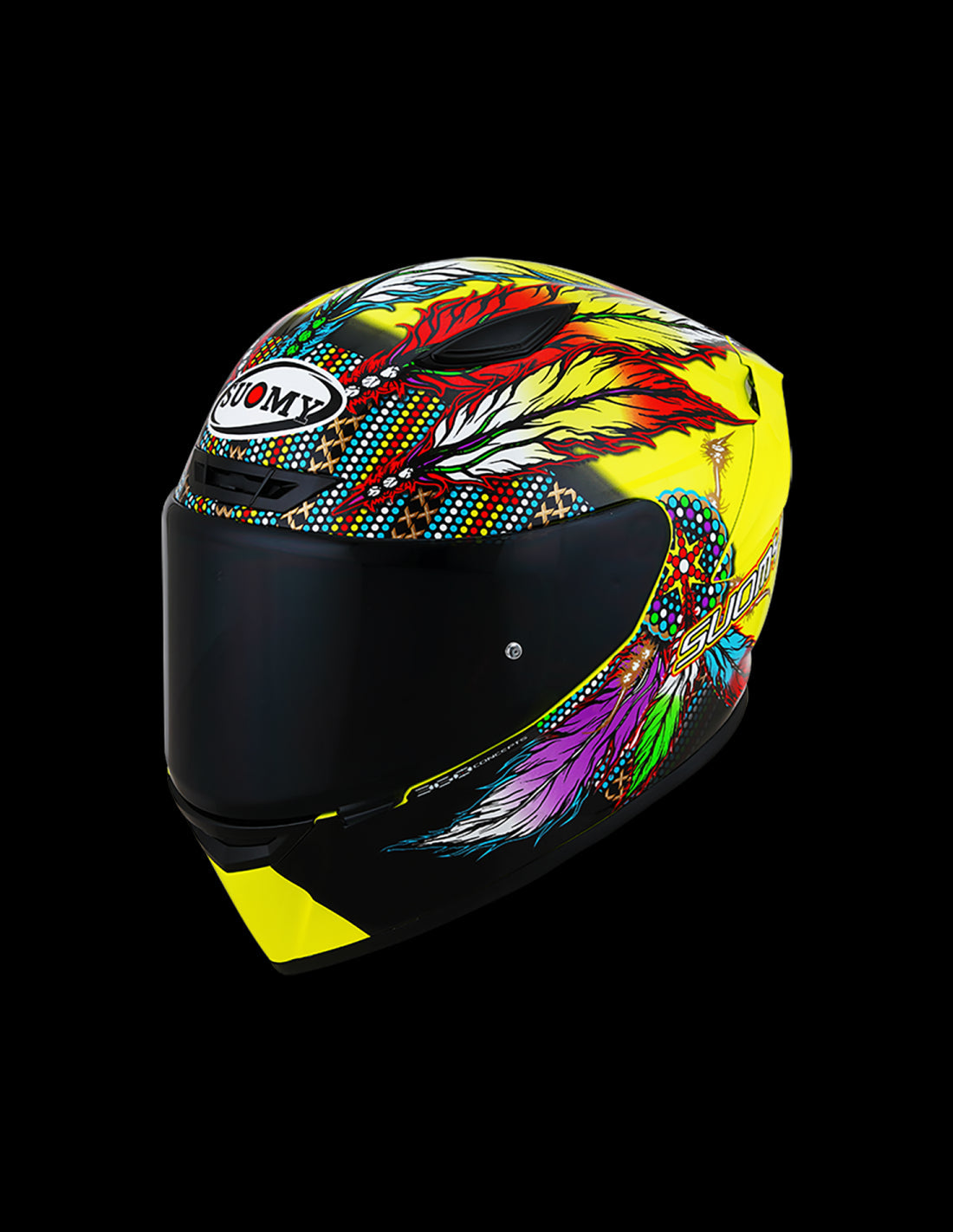 SUOMY-CASCOS TRACK-1 CHIEFTAIN MULTI YELLOW E06 - SECURTEX MOTOR S.L (t/a MaximoMoto)