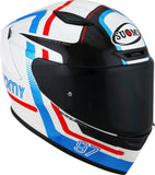 SUOMY-CASCOS TRACK-1 NINETY SEVEN WHITE/RED E06 - SECURTEX MOTOR S.L (t/a MaximoMoto)