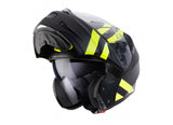 CABERG-CASCO DUKE 2 SUPERLEGEND MATT BLACK/YELLOW FLUO - SECURTEX MOTOR S.L (t/a MaximoMoto)