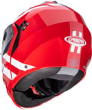 CABERG-CASCO DUKE 2 SUPERLEGEND RED/WHITE - SECURTEX MOTOR S.L (t/a MaximoMoto)