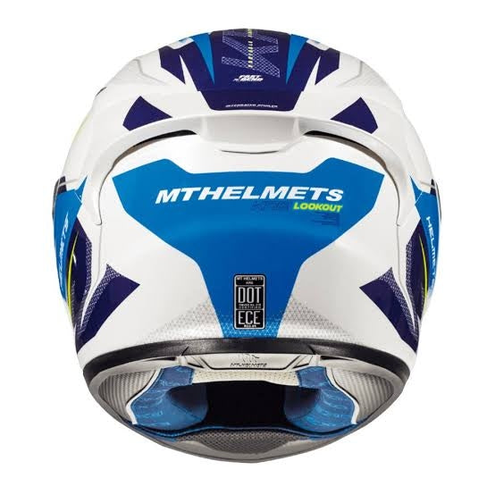 MT FF103 KRE LOOKOUT G6 BLANCO PERLA BRILLO - SECURTEX MOTOR S.L (t/a MaximoMoto)