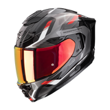 SCORPION EXO-1500 AIR SLEEK CASCO DE MOTO Negro-Rojo