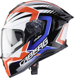 CABERG-Casco DRIFT EVO MR55 WHITE/RED/BLUE - SECURTEX MOTOR S.L (t/a MaximoMoto)