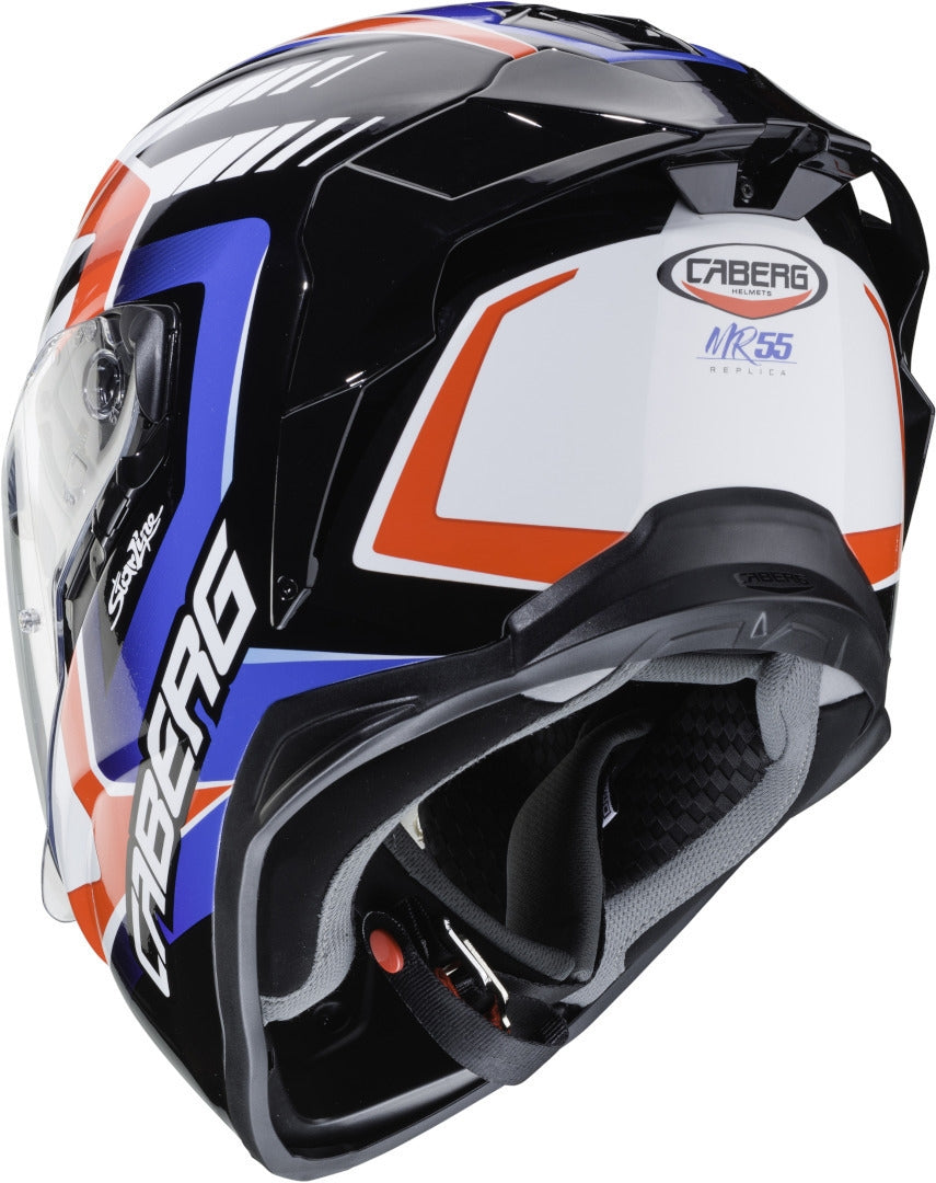 CABERG-Casco DRIFT EVO MR55 WHITE/RED/BLUE - SECURTEX MOTOR S.L (t/a MaximoMoto)